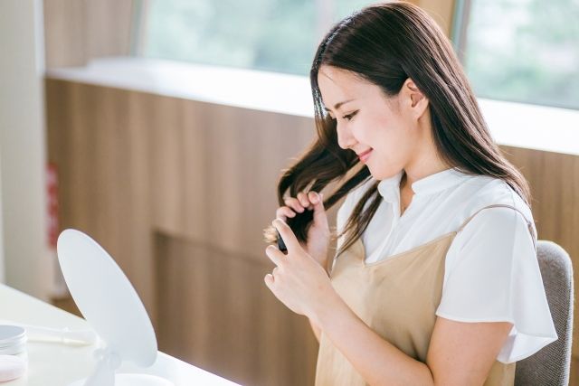 横浜の炭酸ヘッドマッサージで髪質改善